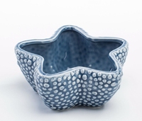 Pot de fleurs et jardinières en céramique en forme d'étoile de mer, vente en gros personnalisée, pots à succulentes en céramique océanique, vase à fleurs pour la maison et le jardin