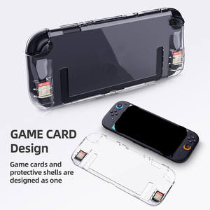 SYYTECH funda protectora <span class=keywords><strong>de</strong></span> cristal para almacenamiento <span class=keywords><strong>de</strong></span> tarjetas <span class=keywords><strong>de</strong></span> juego <span class=keywords><strong>de</strong></span> TPU <span class=keywords><strong>de</strong></span> una pieza para NS <span class=keywords><strong>Nintendo</strong></span> <span class=keywords><strong>Switch</strong></span> 2 V2 consola Shell funda protectora transparente - Product Image 5