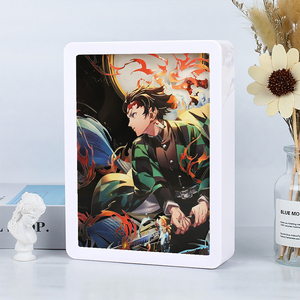 Articles cadeaux lumineux d'anime personnalisés Figurine d'action d'anime Boîte à lumière Style manga japonais <span class=keywords><strong>Lampe</strong></span> de nuit LED pour chambre d'enfant - Product Image 2