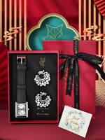 Ensemble de Montres Quartz de Luxe Tomi Luckyfox, Nouvelle Tendance, Cadeau d'Halloween et de Noël, Montres-Bracelets pour Filles, Montre Femme Reloj avec Boîte