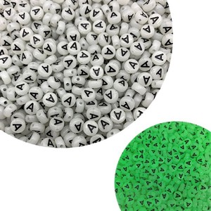 Cuentas <span class=keywords><strong>de</strong></span> Alfabeto Acrílicas Luminosas, Oblongas, <span class=keywords><strong>de</strong></span> la A a la Z, 26 Letras, para Joyería DIY, Llaveros, Accesorios para Teléfonos Móviles, Pulseras con Letras y Logotipos DIY - Product Image 5