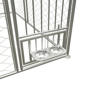 Grand enclos extérieur pour chien, <span class=keywords><strong>cage</strong></span> à chien robuste avec clôture, parc pour chien avec couverture imperméable et protection UV, 118x118x60 pouces - Product Image 5