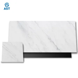 AST OEM/ODM Marmore High quality with factory price Marble Polished surface Guangxi White Marble Tiles for Wall and Floor