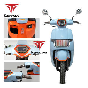 Scooter à essence rétro Kawavave 125cc, cyclomoteur classique <span class=keywords><strong>vintage</strong></span> au design moderne, moto homologuée pour la route et économe en carburant - Product Image 4