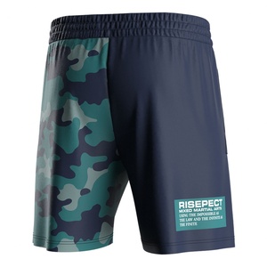 Factory Quality Fitness <b>Short</b> Dry-Fit Cycling Workout Sport Printed Men <b>Polyester</b> Fitness Mens Gym <b>Shorts</b> Custom Logo - Product Image 4