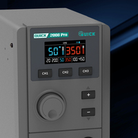 Station de soudage à air chaud Quick 2008Pro, nouvelle, avec écran LCD, 750W, débit d'air 30L/min, 110V/220V AC, certifiée CE, garantie 1 an, température maximale 480°C