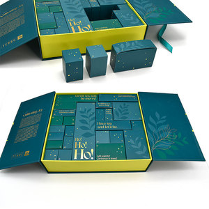 Caja de Embalaje de Lujo para Calendario de Adviento Navideño, Venta al Por Mayor de Fábrica, Calendario de Adviento Cosmético con Cajones - Product Image 3