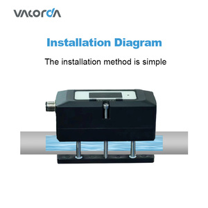 DN600 xách tay kỹ thuật số thép không gỉ nhiên liệu siêu âm kẹp-on Flow <span class=keywords><strong>Meter</strong></span> cho hơi nước khí đốt tự nhiên OEM - Product Image 4