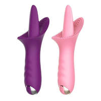 Vaginaler Klitoris-Nippel-Stimulator Vibrator Weibliches Masturbationsspielzeug Zungen-Leck-G-Punkt-Vibrator für Frauen