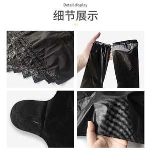 Sacs poubelles jetables en plastique extra-épais noirs de type gilet pour la maison, la cuisine, les dortoirs des étudiants - Disponibles en gros - Product Image 3