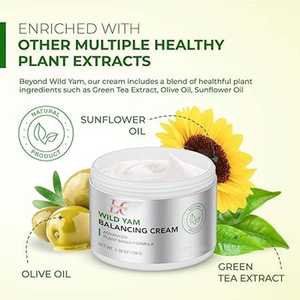 Lance Etiqueta Privada orgánica Wild Yam Root Cream mujeres Wild Yam Cream Hormona equilibrio femenino soporte para la menopausia - Product Image 3