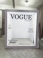 Aluminiumlegierung Hochzeits-Fotobox mit hoher Tragfähigkeit für Smartphones, Spiegelreflexkameras, iPads und Fernbedienungen