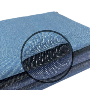 HSF 100% algodón materia prima 14 15 16oz peso pesado Jean espalda orillo tela de mezclilla - Product Image 2