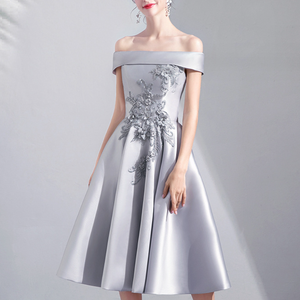 XS-3XL nouvelle robe de mariée soirée réunion annuelle Performance robe <span class=keywords><strong>d</strong></span>'hôte <span class=keywords><strong>robes</strong></span> de <span class=keywords><strong>demoiselle</strong></span> <span class=keywords><strong>d</strong></span>'<span class=keywords><strong>honneur</strong></span> - Product Image 4
