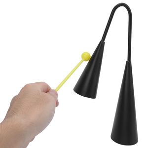 <span class=keywords><strong>Agogo</strong></span> Bell Binaural Tradicional de mano Latin Clapper Metal Percusión <span class=keywords><strong>Instrumento</strong></span> musical L - Product Image 5