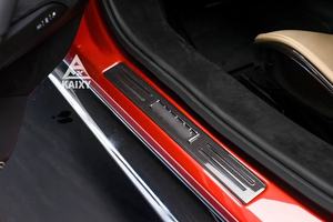 Seuils de porte de voiture en fibre de carbone pour <span class=keywords><strong>Ferrari</strong></span> 296 Kits d'intérieur de pédale de garniture de rail de porte en carbone sec bande de seuil de voiture - Product Image 5