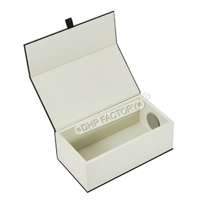 Caja de Regalo Rígida Magnética Plegable Personalizada en Forma de Libro con Asa de Listón, Empaque de Cartón de Lujo para Cosméticos y Regalos - Product Image 2