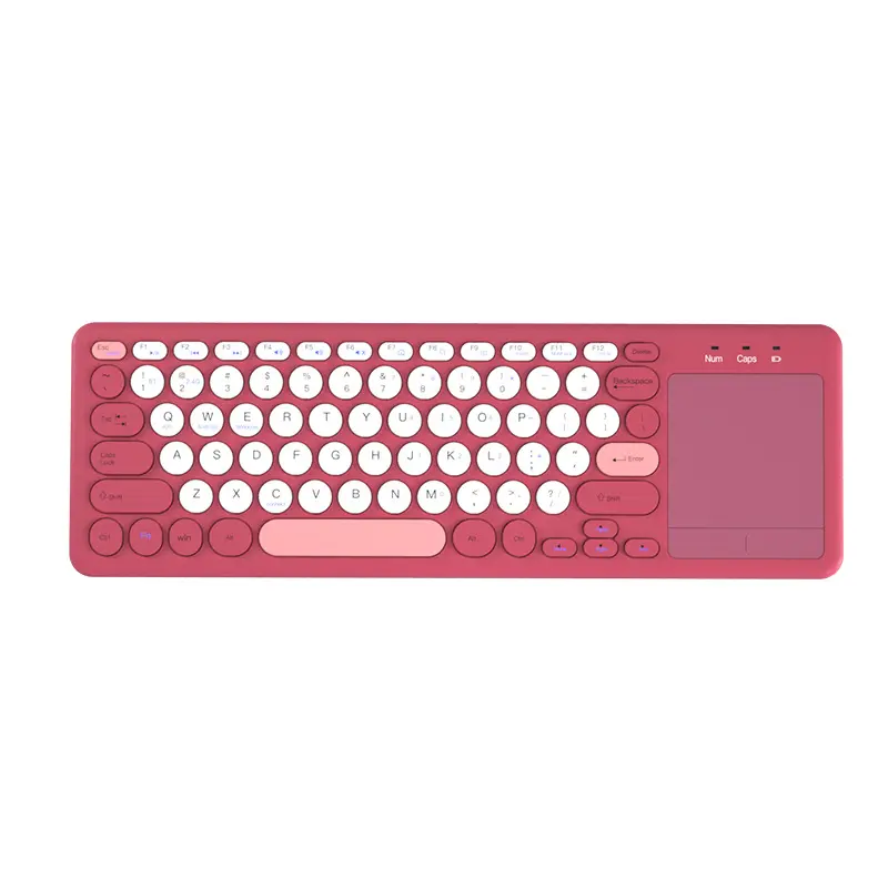 Clavier sans fil avec pavé tactile Silent Click 2.4G Clavier sans fil pour iPad Laptop Tablet