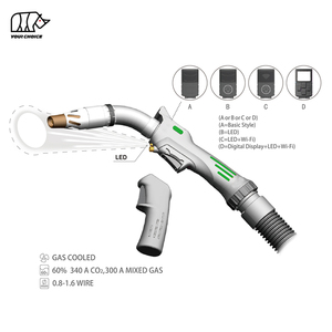Torche de soudage MIG CO2 à refroidissement par air INWELT FE360 340Amp avec extraction des fumées - Product Image 5