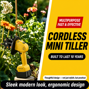 Motoculteur portatif électrique <span class=keywords><strong>à</strong></span> <span class=keywords><strong>batterie</strong></span> lithium-ion pour jardin et bonsaï, largeur de travail 128 mm - Product Image 3
