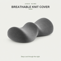 Almohada de espuma viscoelástica para piernas, fabricante OEM, cojín ergonómico para reposapiernas, logotipo personalizado, marca privada