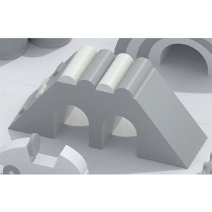 Set de Juegos de Plástico para Interiores con Túnel, Tobogán y Arco de Escalada para Niños, Zona de Juegos en Casa - Product Image 6