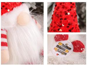 30cm <strong>Christmas</strong> Doll Elf Gnome With Led Light <strong>Pink</strong> <strong>Christmas</strong> Luxury <strong>Decorations</strong> for Home Xmas Navidad New Year Children's Gifts - Product Image 3