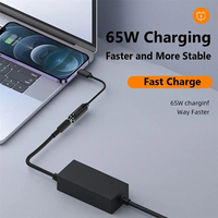 Langlebiges Nylon-Geflecht 65W 100W Max DC Buchse auf USB Typ-C Stecker Adapterkabel Laptop PD Schnellladekabel Konverter