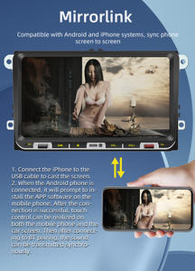 9 "Mirror Link 2 DIN Voiture Lecteur DVD Filaire Carplay FM AM RDS Radio Vidéo pour Volkswagen Polo Tiguan Passat B6 CC Golf 5 Amarok - Product Image 4