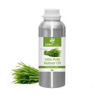 Huile essentielle de vétiver - 100% pure et naturelle, vétiver d'Haïti, racine de Vetiveria Zizanioides, distillation à la vapeur, en vrac