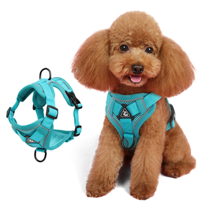 <span class=keywords><strong>Harness</strong></span> Anjing Bahan Nylon Bernapas dan Reflektif dengan Tali Kekang dan Tali Pemandu untuk Berjalan, Set <span class=keywords><strong>Harness</strong></span> Anjing Grosir - Product Image 2