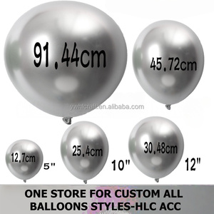ซื้อบอลลูนโฆษณา HLC แบบกำหนดเอง ขนาด 12 นิ้ว 18 นิ้ว 36 นิ้ว พร้อมพิมพ์โลโก้บริษัท บอลลูนลาเท็กซ์ลายเมทัลลิกคุณภาพสูง - Product Image 5