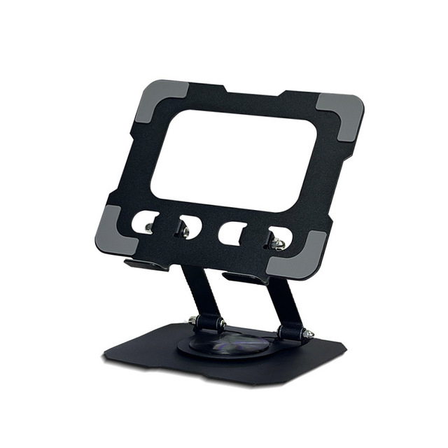 High-quality Aluminum Alloy Rotating Tablet Stand Mobile Phone Universal 360 Rotation Adjustable Height Foldable P4 Bedroom Use