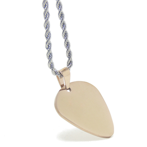 תליון גיטרה הסיטונאי מותאם אישית שרשרת תליון לגברים כלב תג plectum תווים גיטרה מוסיקלית בחירת שרשרת מתנות - Product Image 5