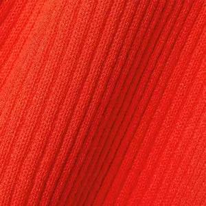 Vestidos de Invierno Personalizados para Mujer, Color Rojo, Cuello Medio Alto, Manga Larga, Suéter de Punto Midi, Diseño Sólido, Ropa de Punto para Dama - Product Image 3