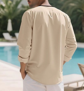 Nouveaux <span class=keywords><strong>T</strong></span>-shirts pour hommes de haute qualité, vente chaude, personnalisés, de luxe, à manches longues, décontractés, <span class=keywords><strong>T</strong></span>-shirts pour hommes en gros - Product Image 2