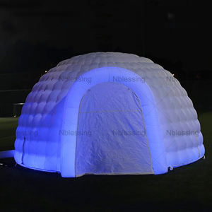 Tienda de club nocturno móvil con luz de <span class=keywords><strong>discoteca</strong></span> negra de grado comercial, tienda inflable para fiesta, club nocturno inflable para fiesta - Product Image 4