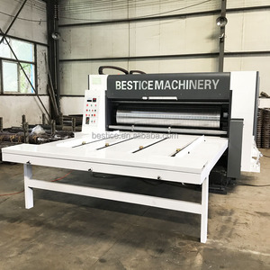Macchina Semiautomatica per Stampa Flessografica, Fustellatura e Taglio di Scatole in Cartone per Pizza da 1 a 4 Colori - Product Image 3