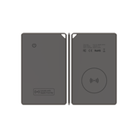 Traceur de carte intelligent ultra-mince pour portefeuille, compatible réseau de localisation, étanche, localisateur d'objets, rechargeable, chargeur sans fil