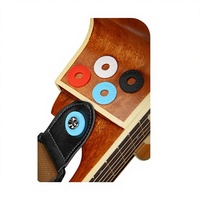Sangle universelle pour guitare et ukulélé, boucle anti-débrayage, coussinet de sécurité antidérapant avec vis de fixation