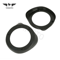 Adaptor Pod Speaker 6.5 Inci untuk Fairing Bawah Motor dengan Ventilasi, Sepasang Kiri Kanan, Cocok untuk Model Harley Touring 1997-2014
