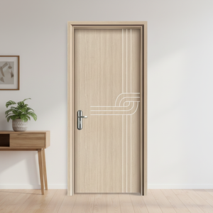 Portes intérieures Jiuyixing en WPC, étanches et insonorisées, pour chambre à coucher, avec cadre et quincaillerie pour appartement - Product Image 1