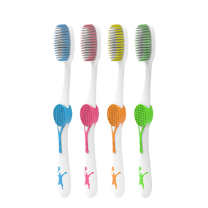 2021 Cepillo de dientes para adultos con cerdas suaves Cepillo de dientes con mango de plástico para uso doméstico - Product Image 2