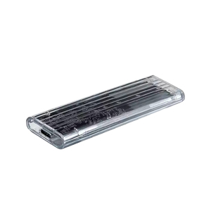 <b>M.2</b> <b>NVMe</b> NGFF <b>SSD</b> Enclosure 10Gbps/6Gbps HDD Storage Box Type-C Tool Free 4TB Expansion for Size 2230/2240/2260/2280 Dual Protoc - Product Image 1