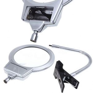 2.5x 5x بالجملة جمع العتيقة التطريز نحت المواد المعدنية كليب على مصباح ليد عدسة مكبرة بيع - Product Image 4