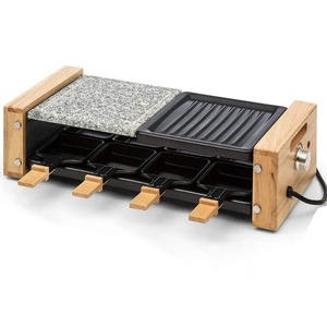 Aifa 1500W Barbecue électrique réglable et <span class=keywords><strong>raclette</strong></span> électrique avec 8 poêles d'intérieur antiadhésives - Product Image 4