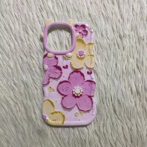 Voor Infinix Smarth6 Spark10c Zachte Golven Klein <span class=keywords><strong>Monster</strong></span> Tpu Telefoonhoesje Voor Iphone 16 15 13 12 11 Nieuw Ontwerp Bloemen Telefoonhoes - Product Image 5