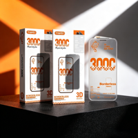 Protection d'écran en verre trempé anti-espion, anti-statique, 300 cc, grand format, bord incurvé sans cadre pour Redmi 13