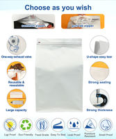 Sacs à café en plastique mat avec fermeture éclair, fond de boîte, impression numérique, biodégradables, anti-odeurs, avec valve