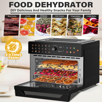 Nuevo Diseño 2026: Freidora de Aire Eléctrica Multifuncional de Acero Inoxidable de 30L y 1800W, Ahorradora de Energía, Saludable, Sin Aceite, Apta para Lavavajillas, para el Hogar